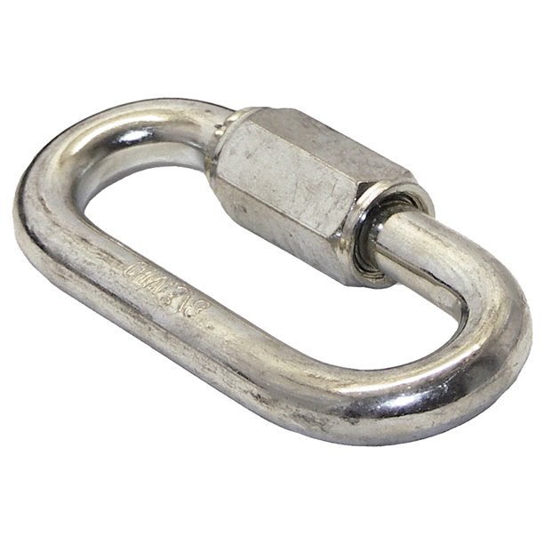 50 Pack of 5/16" Quick Links For Heavy Duty Cargo and Security Chain