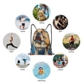 thumbnail image 6 of Daiia Patriotic Bulldog Welcome Pattern Drawstring Backpack, Gym Bag, Lightweight Backpack, Water-Resistant Bag Travel Sports Backpack, Fitness Bag, Yoga Bag-Small, 6 of 6