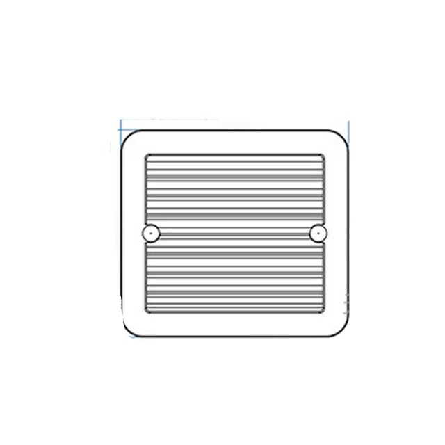 Air Vent Fan RV Side 12V Side Mount RV Air Vent Fan Refrigerator Heat Dissipation