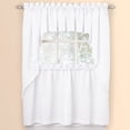 thumbnail image 3 of Collections Etc Solid Textured Swag Window Valance with Rod Pocket Top for Easy Hanging, 3 of 5