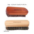 thumbnail image 3 of Moyic Cepillo de pelo de animales para zapatos y ropa, herramienta de cuero pulido de mano, cepillos de limpieza para calzado, removedor para Suministros de limpieza para el hogar Rojo marrón, 3 of 6
