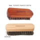 thumbnail image 3 of Moyic Ropa zapato madera cepillo pulido cuero suave pulido limpieza cepillos polvo suciedad escombros abrigo bota bolsa muebles Suministros de limpieza para el hogar Rojo marrón, 3 of 6