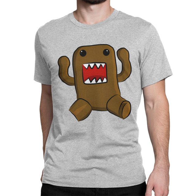 Camisetas Little Domo Kun para hombre y mujer, camisetas vintage de manga corta con cuello redondo, ropa clásica de algodón