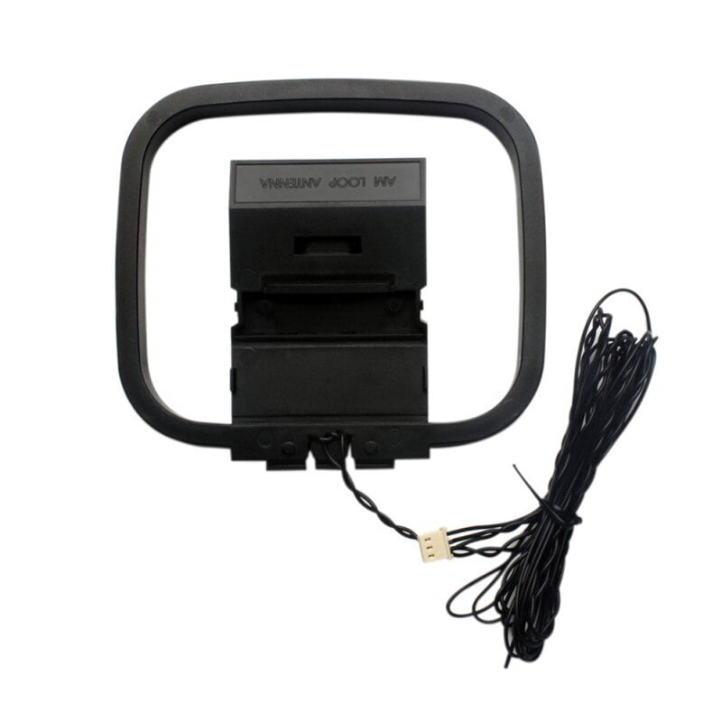 3Pin Mini Connector Dlenp 1PCS FM AM Loop Antenna for Receiver for Sony Sharp Chaine Stereo AV