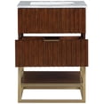thumbnail image 5 of Meridian Furniture Monad Walnut Bathroom Vanity, 5 of 16