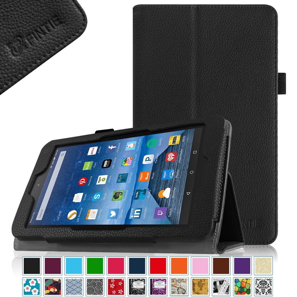 FINDING CASE For  Fire 7 Tablet Alexa Folio PU Leather Smart Folding Stand Cover Case with Mini Wired USB Keyboard 7th & 5th Generation 2017 2015 Releases Muti Butterfly case