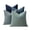 Denim Blue Series, variant on Decorative Throw Pillow Covers 18x18 Inch, Set of 4 Soft Corduroy Cushion Covers, Farmhouse Boho Neutral Pillow Cases for Couch, Sofa, Bed, Living Room