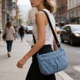 thumbnail image 7 of LEFXSMR Crossbody Bags for Women Men, Lightweight Large Capacity Messenger Bag, Shoulder Tote Bag for Work Daily Use & Sport Travel, Light Blue, 7 of 7