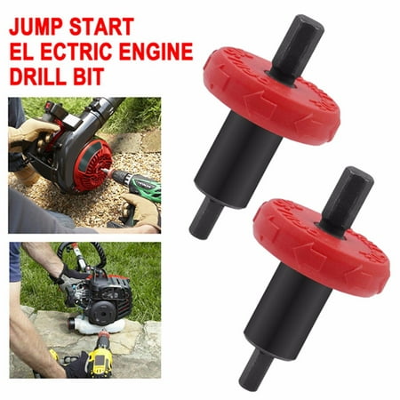

Electric Start Drill Bit Engine Eliminates Manual Pull Start Push Button