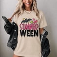 thumbnail image 3 of Olvira02 Summerween Shirt | Spooky Summer Halloween Tee | Cute Ghost Bat Watermelon Graphic T-Shirt | Retro Halloween in Summer Tee, 3 of 7