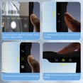 thumbnail image 6 of YINLAI iPhone 16 Pro Case Compatible with Mag-safe,Wave Frame Design Translucent Matte Back TPU Bumper Shockproof Women Men Magnetic Protective Phone Cases for iPhone 16 Pro 6.3",Black, 6 of 8