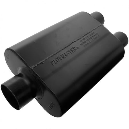 Flowmaster 9430452 Super 44 Muffler - 3.00 Center In / 2.50 Dual Out - Aggressive (Best Sounding Diesel Muffler)