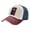 Navy And Red, variant on Flag Of Haiti Distressed Baseball Cap Dad Hats for Men Women Vintage Trucker Hat Low Profile Ball Caps