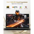 thumbnail image 6 of 15.6" IPS FHD-Gaming-Laptop, AMD Ryzen 7 8745HS 16GB DDR5 RAM 1TB SSD (up to 4.9GHz) Radeon 780M Graphics Business Computer with 100W Type-C Backlit Keyboard, Fingerprint USB-C 4.0, 6 of 9