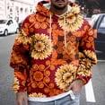 thumbnail image 1 of WILLBEST Sudaderas para Hombre, Estilo Africano, De Manga Larga, con Estampados, Cálidas, con Capucha, para El Sudor XXXGrande, 1 of 3