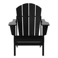 thumbnail image 3 of Afuera Living Coastal Outdoor Folding Poly Adirondack Chair (Set of 2) in Black, 3 of 6