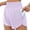 Light Purple, variant on OSOLU Women's Seamless Yoga Shorts High Waist Double Layer See Through Calf Length Fitness Sports Shorts Sports Soft Tummy Control Workout Athletic Gym Bottoms Hot Pink XL