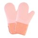 thumbnail image 1 of Un par de guantes para horno, guantes de silicona y algodón, guantes con aislamiento de panal., 1 of 5