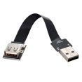 thumbnail image 5 of 0.5M USB 2.0 Type-A Male to Female Extension Data Flat Slim FPC Cable for FPV & Disk & Scanner & Printer, 5 of 5