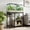 Gray, variant on Heavy Duty Aquarium Stand with Built-In Power Outlets, Metal and Wood Storage Shelf for 40-50 Gallon Fish Tank Turtle Reptile Terrarium
