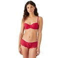 thumbnail image 2 of b.tempt'd by Wacoal Women's Ciao Bella Balconette Bra, Persian Red, 34D, 2 of 2