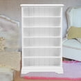 thumbnail image 5 of FRCOLOR 2pcs Miniature Dollhouse Furniture 1:12 Scale 6-Layer Wooden Bookshelf Miniature Wood Bookcase Dollhouse Library Mini Dollhouse Accessory For Dolls, 5 of 8