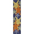 thumbnail image 2 of Nourison Aloha Outdoor Blue Multicolor 2' x 6' Area Rug (2x6), 2 of 8