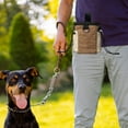 thumbnail image 6 of Dog Training Waist Bag | Outdoor Pet Food & Treat Pouch | Waterproof Oxford Cloth | Multi-Pocket Design | Drawstring Closure | 15X15X3Cm | Khaki Color, 6 of 6