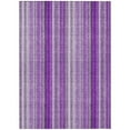 thumbnail image 2 of Addison Rugs Chantille Indoor/Outdoor Transitional Stripes Purple Washable Rectangle Rug, 3' x 5', 2 of 6