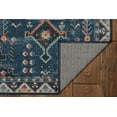 thumbnail image 5 of Linon Home Décor Washable Larson Area Rug or Runner Collection, Navy and Ivory, 2' x 3', 5 of 8