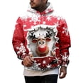 thumbnail image 1 of Mens Sweatshirt,Casual Solid Color Long Sleeved Hooded,Hooded Sweatshirt Men, 1 of 4