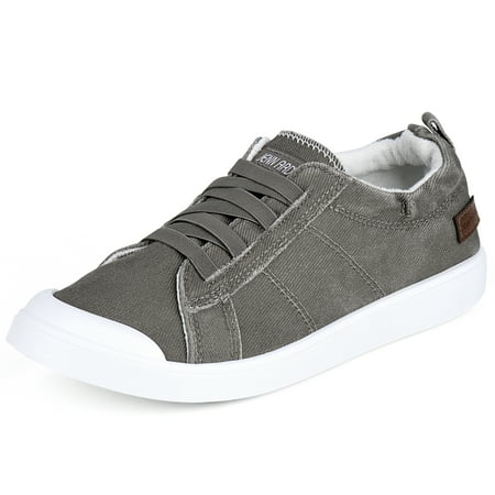 

JENN ARDOR Women s Low Top Canvas Sneaker Walking Shoes