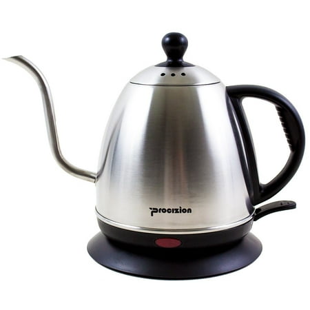 Electric Kettle for Pour Over Coffee & Tea, Stainless 18/8 Steel Gooseneck Drip Teapot (1