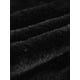 thumbnail image 5 of Abrigo de piel sintética recortado para mujer, chaqueta de invierno de moda, con frente abierto, solapa de muesca, manga larga, abrigo esponjoso XL negro, 5 of 7