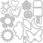 Sizzix Thinlits Dies Basic Shapes by Debi Potter