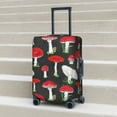 thumbnail image 5 of Yiaed Red Mushrooms Print Travel Luggage Cover Suitcase Protector Fits 18-32 Inch Luggage Wheel Covers Patterned Elastic Luggage Anti-scratch（No luggage）-X-Large, 5 of 5