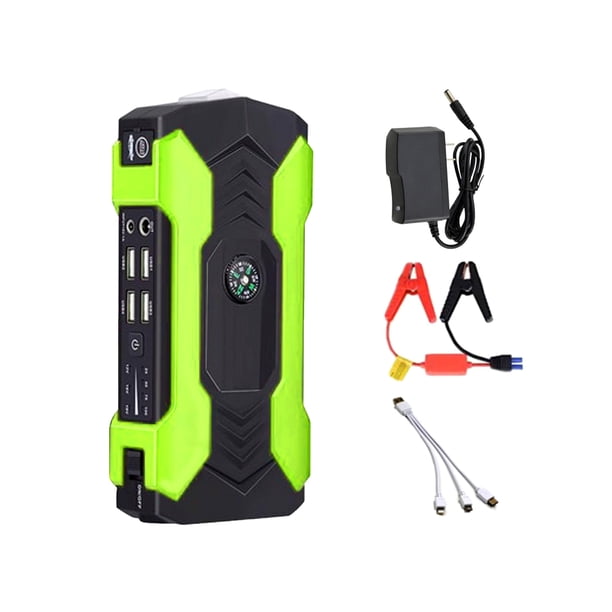 Sidaley Arrancador de coche, interruptor portátil resistente al agua, dispositivo de arranque de emergencia ligero, de de banco de Vehículos, repuestos y accesorios Mis Verde claro/Estándar Sidaley VI017949-04
