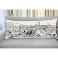 thumbnail image 6 of 35" White as Vegas Daylight Skyline Lumbar Decorative Pillow, 6 of 6