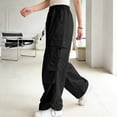 thumbnail image 6 of Avtoify Girls Pants Unisex Children's Spring/Fall Solid Color Elastic Waist Double Pocket Stylish Long Pants, 6 of 8