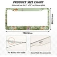 thumbnail image 3 of Spring Bird Flowers License Plate Frames - Universal Aluminum License Plate Covers with Screws, 2 Pack Holder Car Accessories for Front and Rear Plates Home Decor, 3 of 6