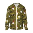 thumbnail image 1 of Balery Gnomes Playing in the Garden Sudadera ligera de manga larga con capucha y protección solar UPF 50+ para hombre y mujer, ideal para pesca y running-X-Large, 1 of 7