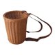 thumbnail image 4 of Mochila con cesta de flores tejida, cesta de picnic portátil para exteriores, organizador de almacenamiento para recoger hojas de té, plantación de, 4 of 8