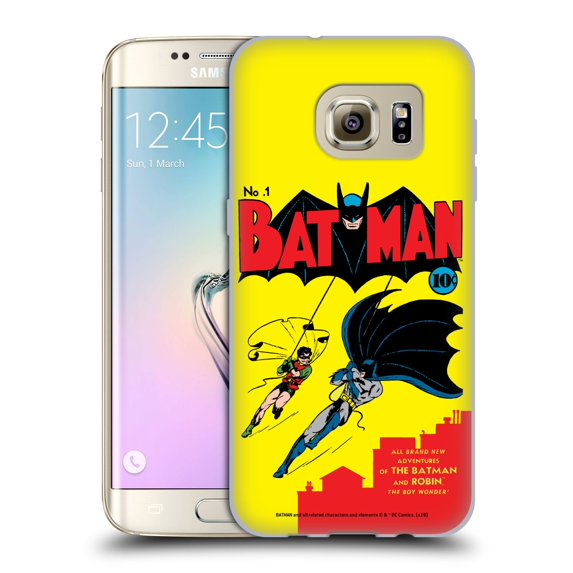 Head Case Designs Officially Licensed Batman DC Comics Famous Comic Book Covers Robin Number 1 Soft Gel Case Compatible with Samsung Galaxy S7 edge