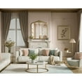 thumbnail image 2 of Elegant Decor Naomi Vintage Resin Mirror 36x42 in Antique Brass, 2 of 7