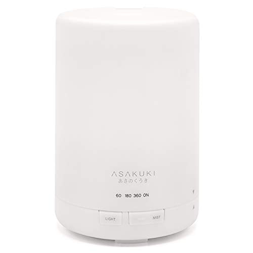 ASAKUKI 300ML Essential Oil Diffuser, Quiet 5in1 Premium Humidifier