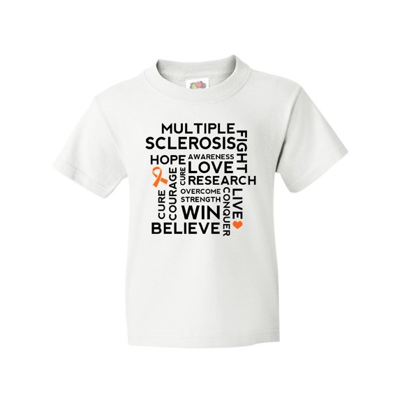 Inktastic Multiple Sclerosis MS Awareness Walk Youth T-Shirt