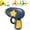 Dark Blue, variant on Cat Toy Propeller Launcher, Interactive Flying Propeller Cat Toy with Colorful Flying Propellers, Chasing & Hunting Training Toy for Kittens