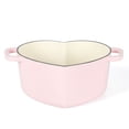 thumbnail image 5 of Martha Stewart 4 qt Oven Safe Cast Iron Dutch Ovens with Side Handles, Pink Set of 2, 5 of 5