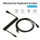 thumbnail image 2 of Cable Viatura Enrollable 1.8m Tipo C Revestimiento Oro A USB para Teclado, 2 of 8