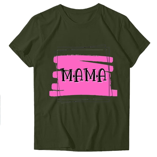 Blusas de Manga Corta para las Mujeres Divertido Impreso Cuello Redondo Tee, Vintage Humor Gráfico Blusas de Primavera para las Mujeres